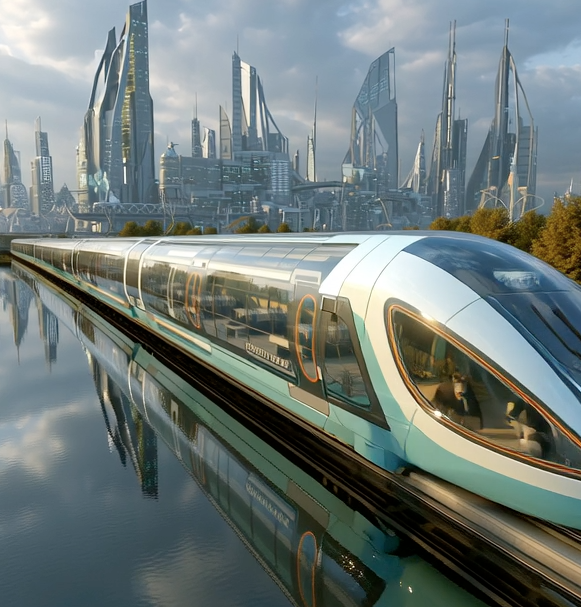 미드저니로 구현하는 미래 도시 고속열차 시네마틱 영상 | SONOW·미드저니 – SO,NOW 관련 이미지