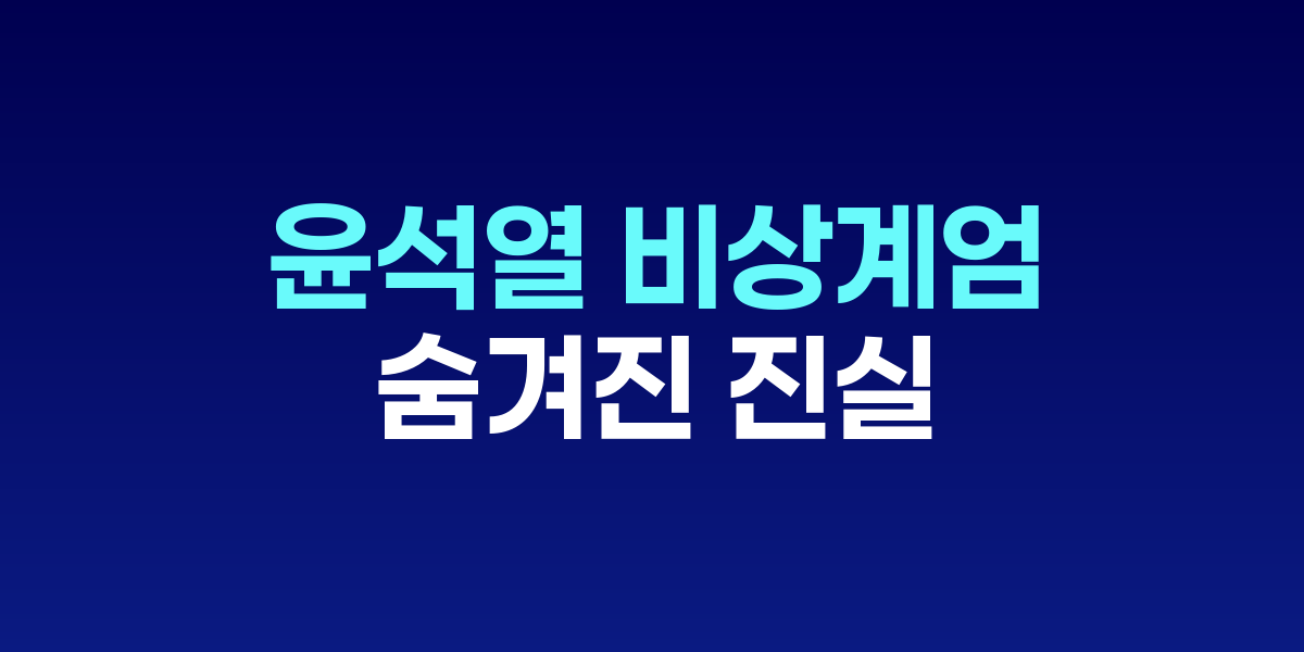비상계엄 선포 당시 윤석열 대통령의 모습