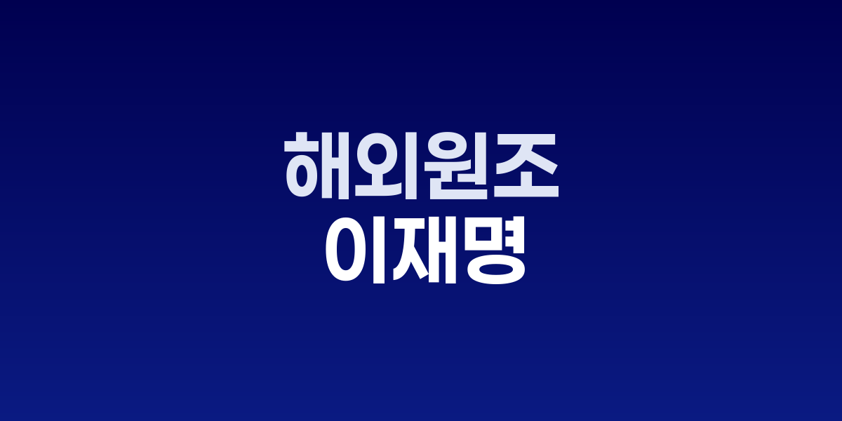 이재명 대통령 국무회의 주재 모습