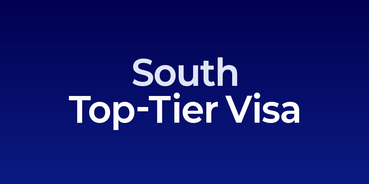 South Korea Top-Tier Visa application process for tech experts