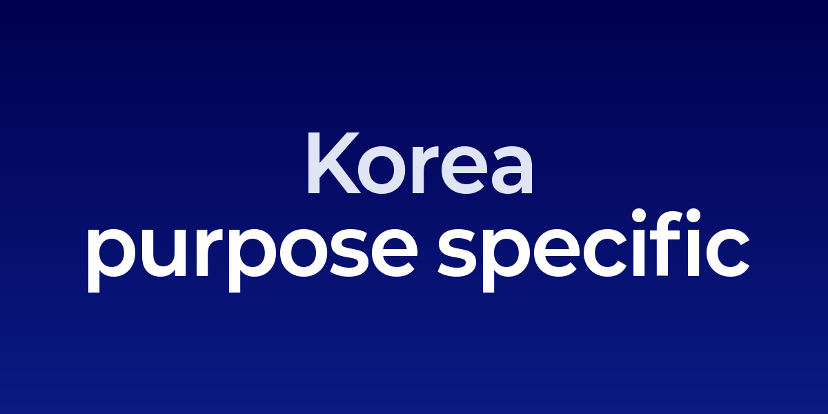 Korea visa application documents organized by category with official requirements