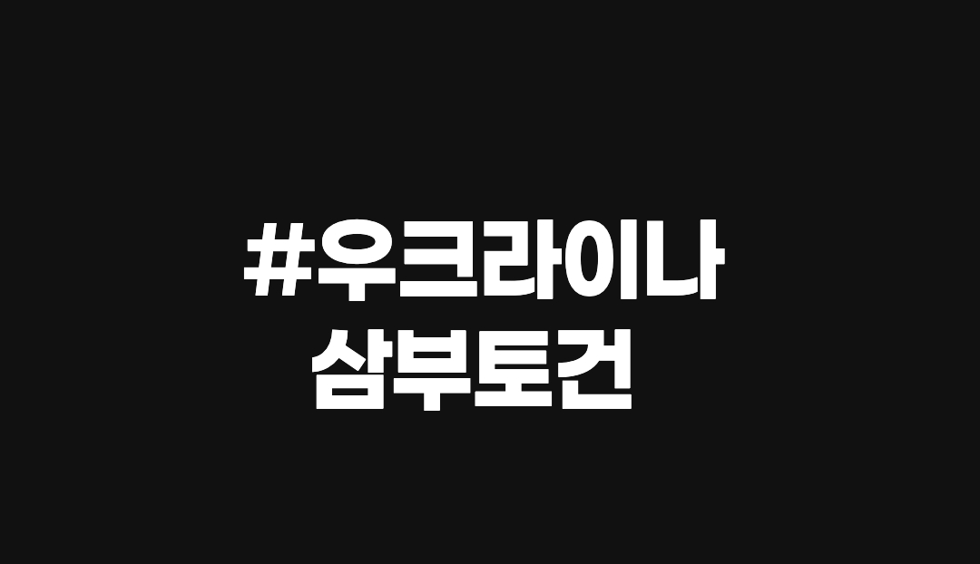 윤석열 전 대통령이 젤렌스키 대통령과 공동 기자회견을 하는 모습