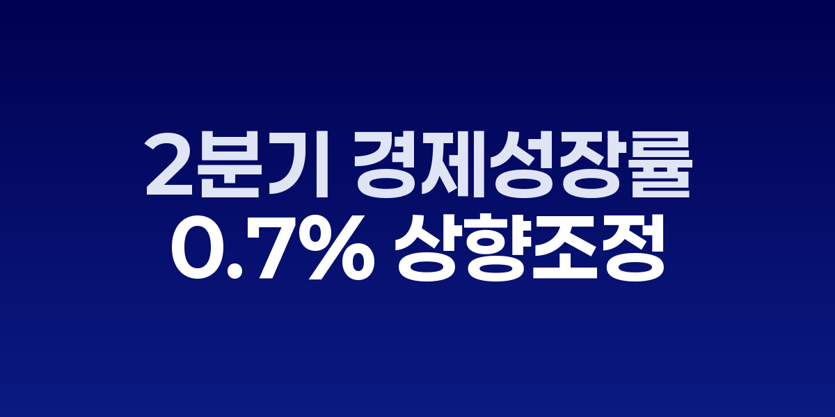 한국은행 경제성장률 그래프