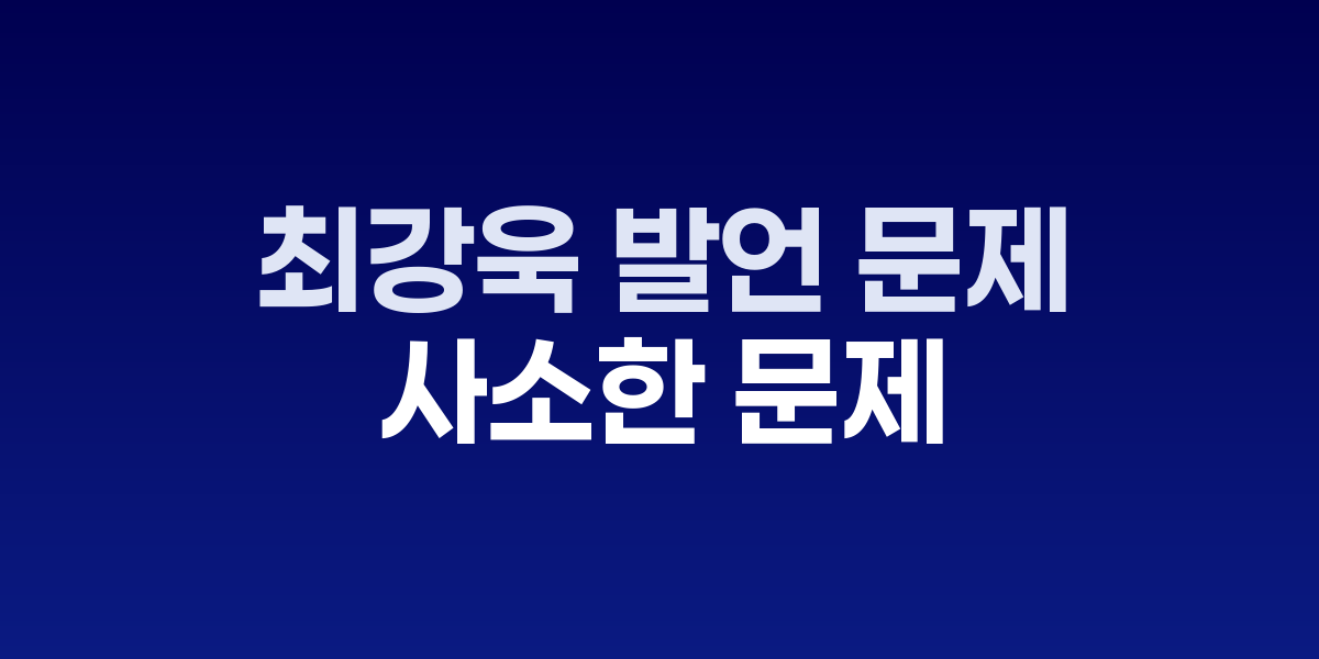 최강욱 더불어민주당 교육연수원장 모습