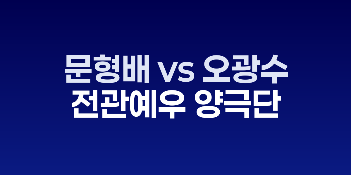 문형배 전 헌법재판소장과 오광수 전 민정수석 비교 이미지