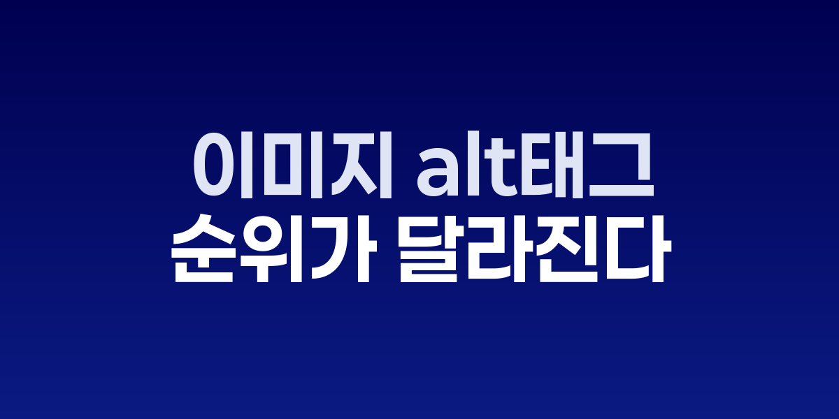 이미지 SEO 최적화 전후 검색 순위 변화 그래프