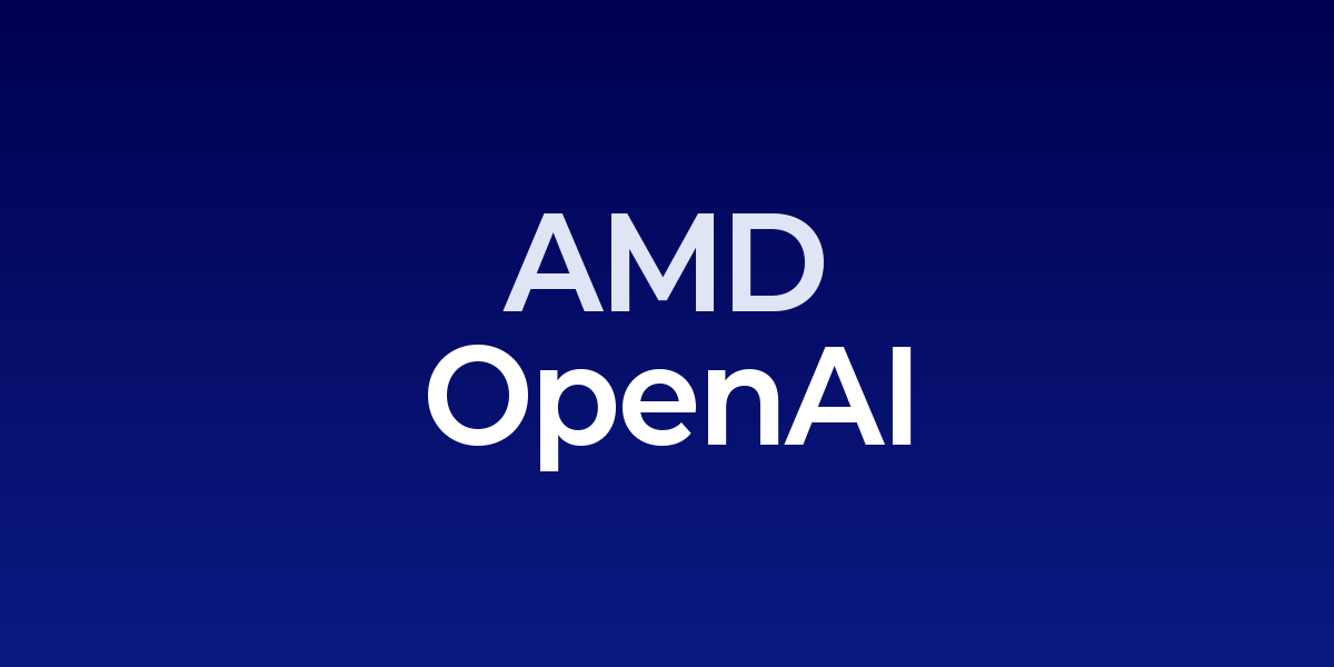 AMD와 OpenAI의 6GW 규모 AI칩 공급 계약 발표로 주가가 급등하며 시장 기대가 커진 상황을 요약 설명